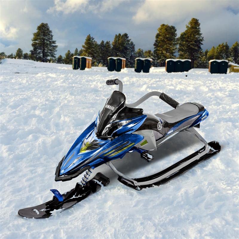 Amazon.com : Yamaha Apex Snow Bike Sled with Steering Wheel and